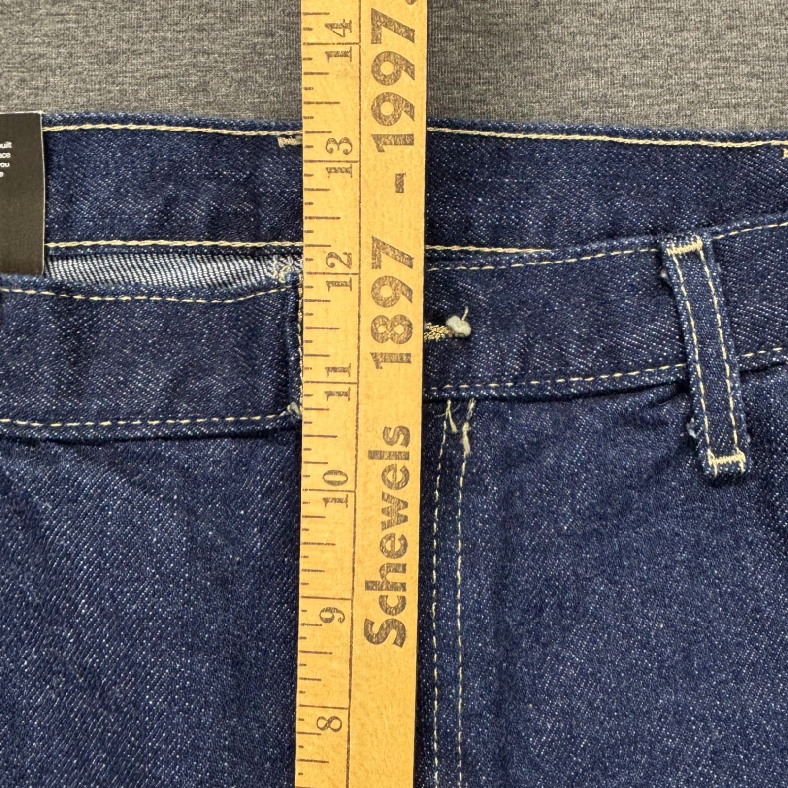 Dickies Carpenter Jeans Mens 36X34 Relaxed Fit Blue Utility Loop Pockets NEW