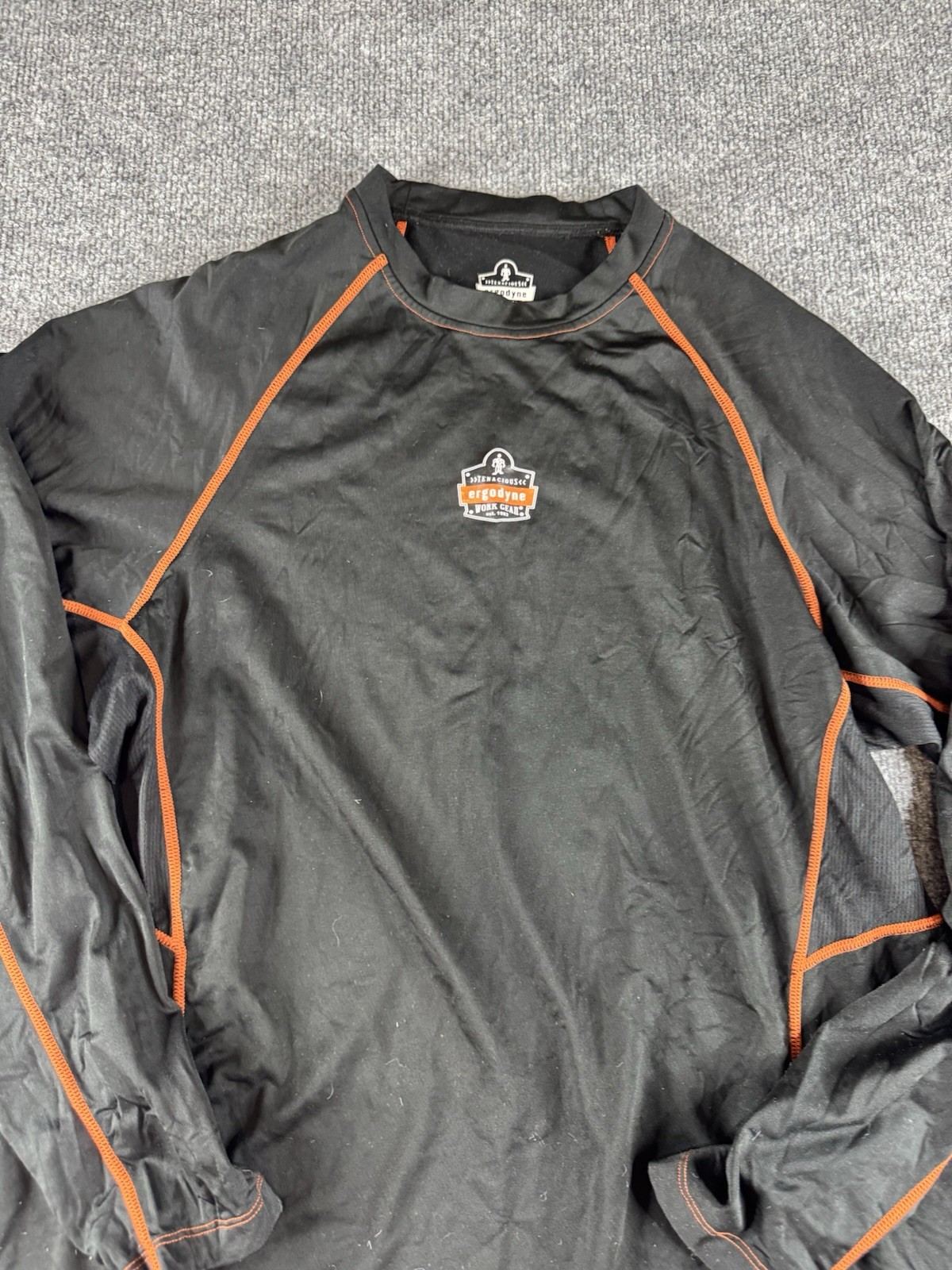 Ergodyne N-Ferno 6435 Thermal Long Sleeve Shirt Black XLarge XL Tenacious Work
