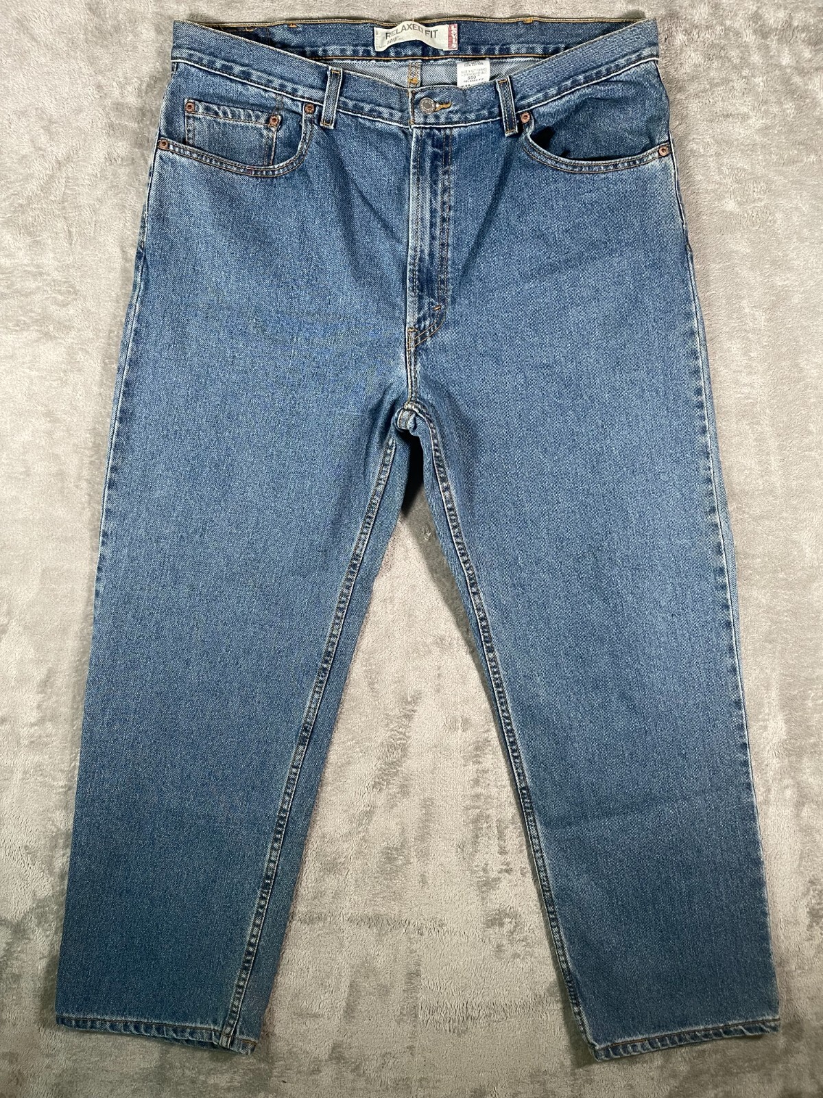 Vintage Levi’s 550 Relaxed Fit Jeans Mens 38×30 (Actual 38×29) Blue Jean Denim