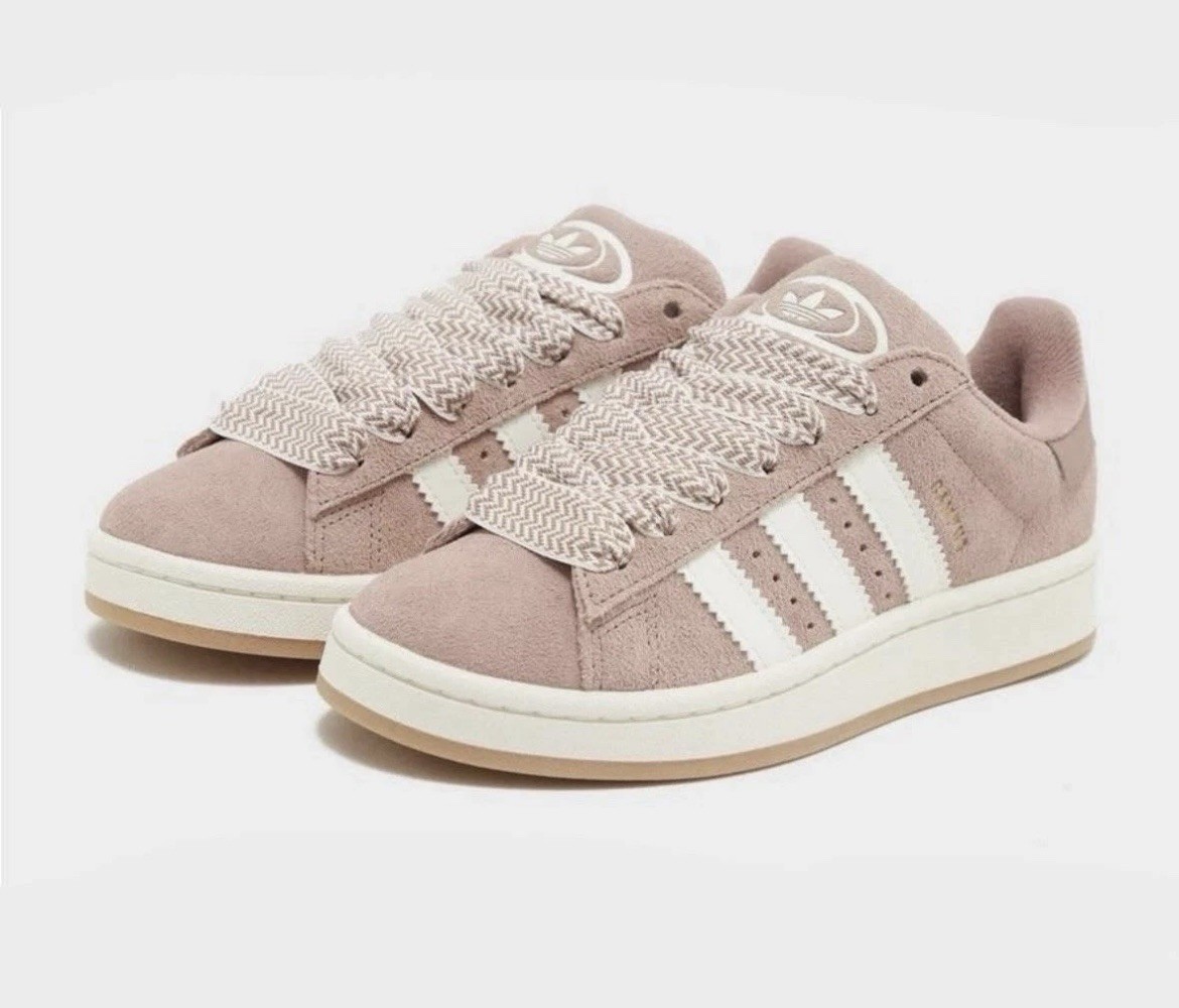 Adidas Campus Originals Warm Clay White Women’s Casual Lifestyle Shoes JR3407