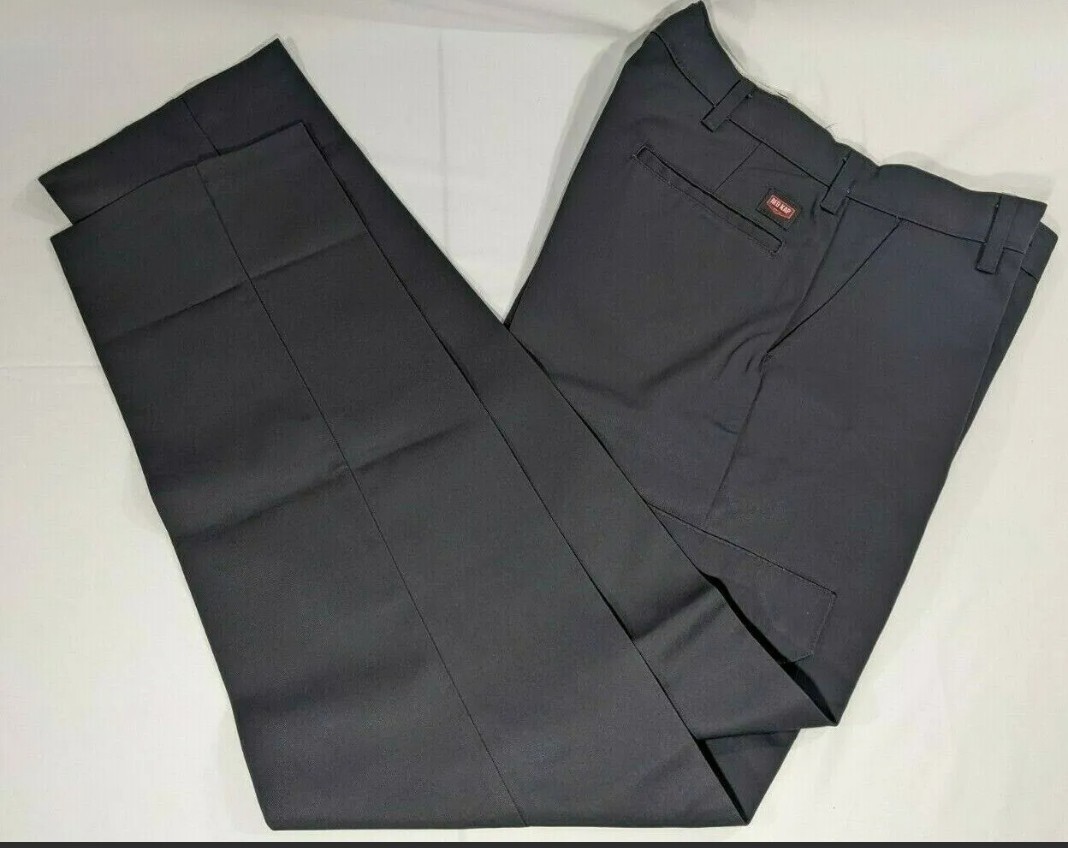 Red Kap Cap PT88CHO SIZE 33 UNHEMMED 37″ CHARCOAL CARGO INDUSTRIAL PANT
