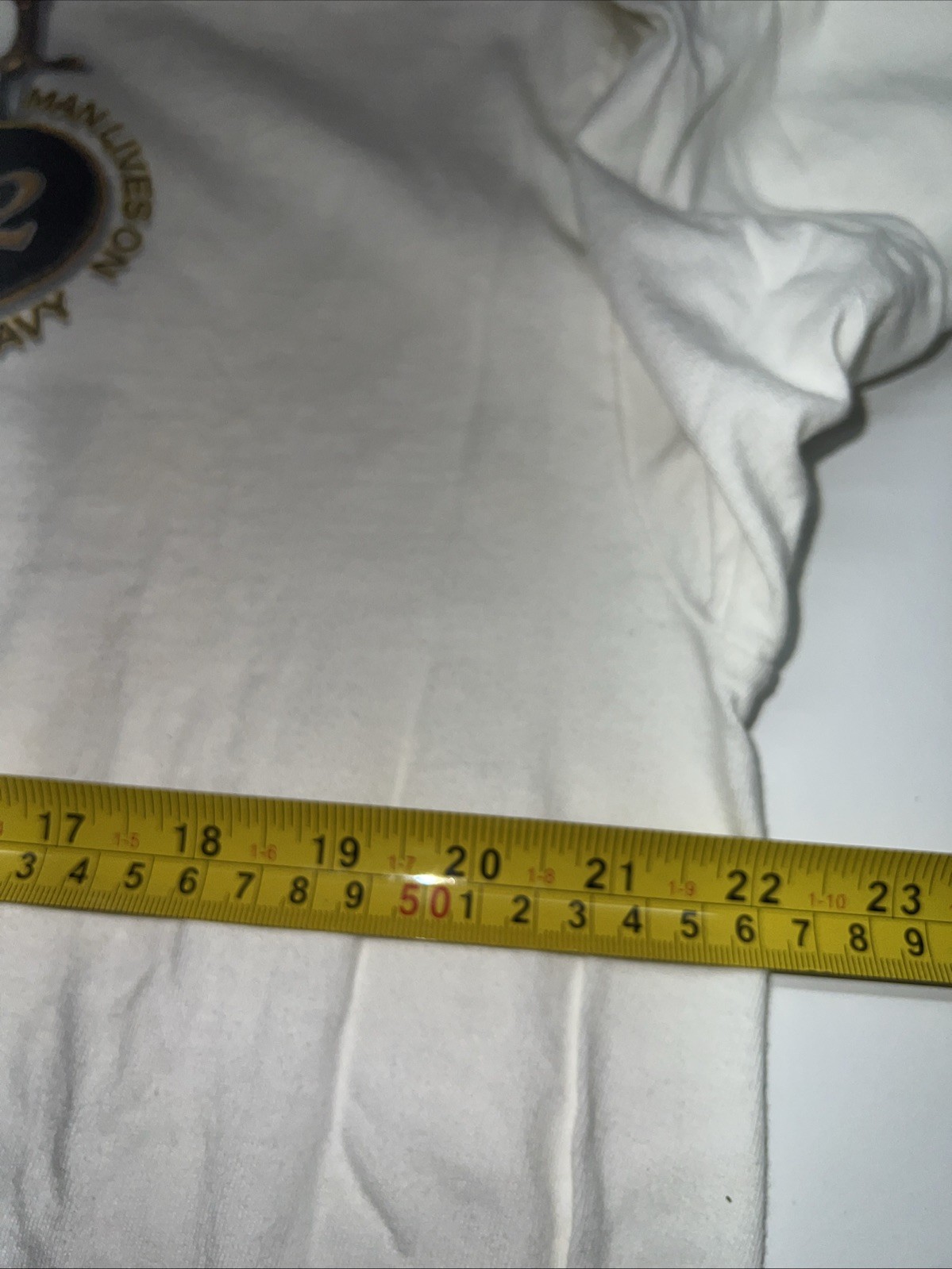 Hanes Beefy Vintage 1997 Army vs. Navy Long Sleeve White T-shirt Men’s Size XL