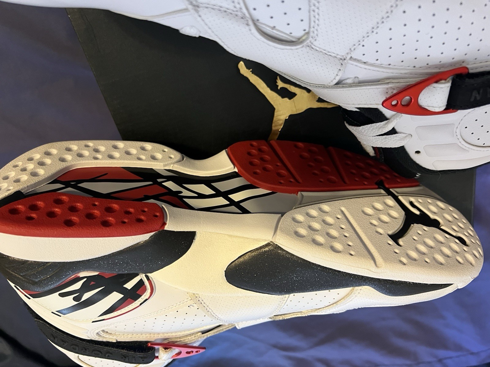 Air Jordan 8 Retro “Alternate” White/Red/Black/Gray Men’s 11 *FreshOutTheBox!*