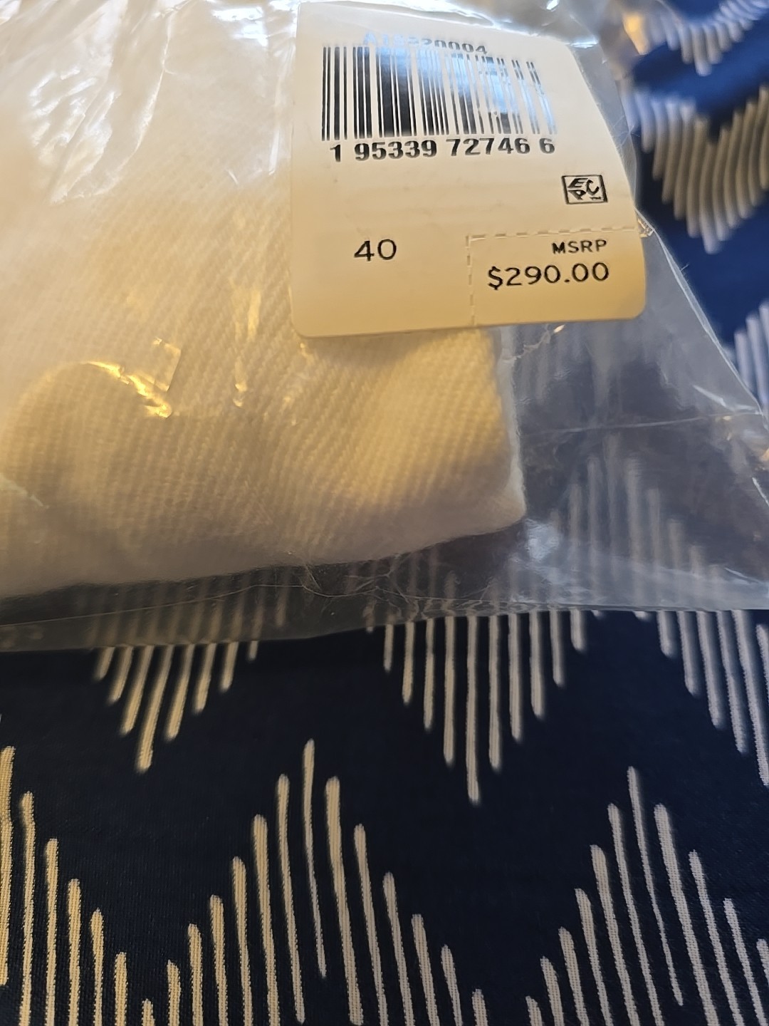 Denim Tears x Levi’s 501 Button Fly Jeans OffWhite Men’s 40X34 Sealed Retal $290