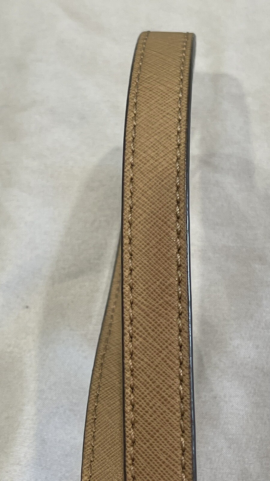 Michael Kors Leather Replacement Strap Up To 40 Inches With Hang Tag