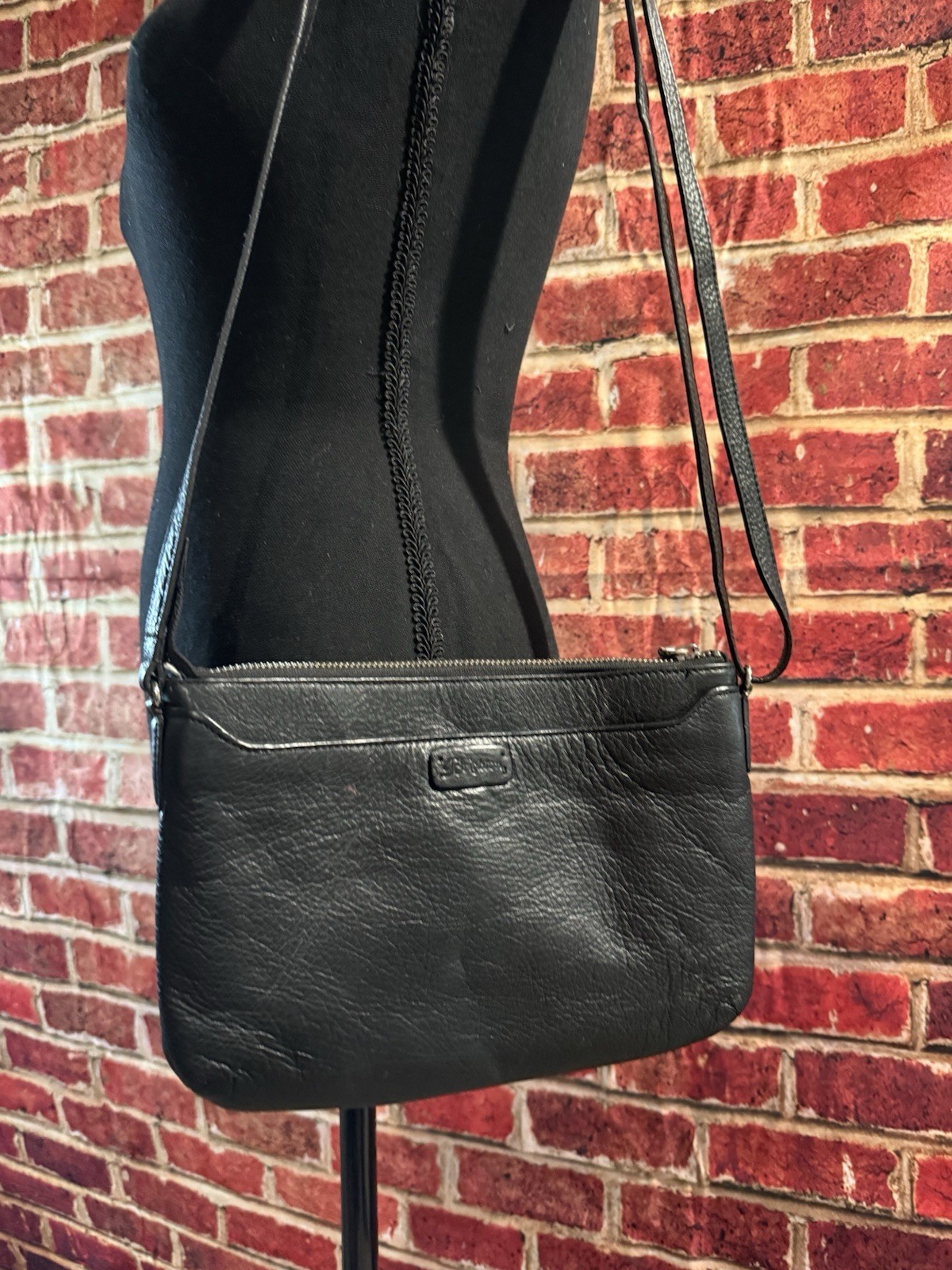 Brighton Poppy Embroidered Crossbody Bag