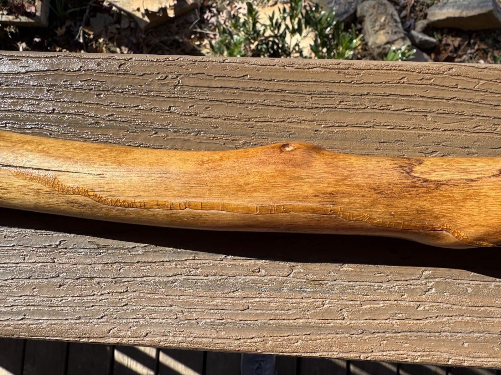 Vintage Handmade TWISTED Walking/Hiking Stick 45 Inches Tall Smoky Mountains
