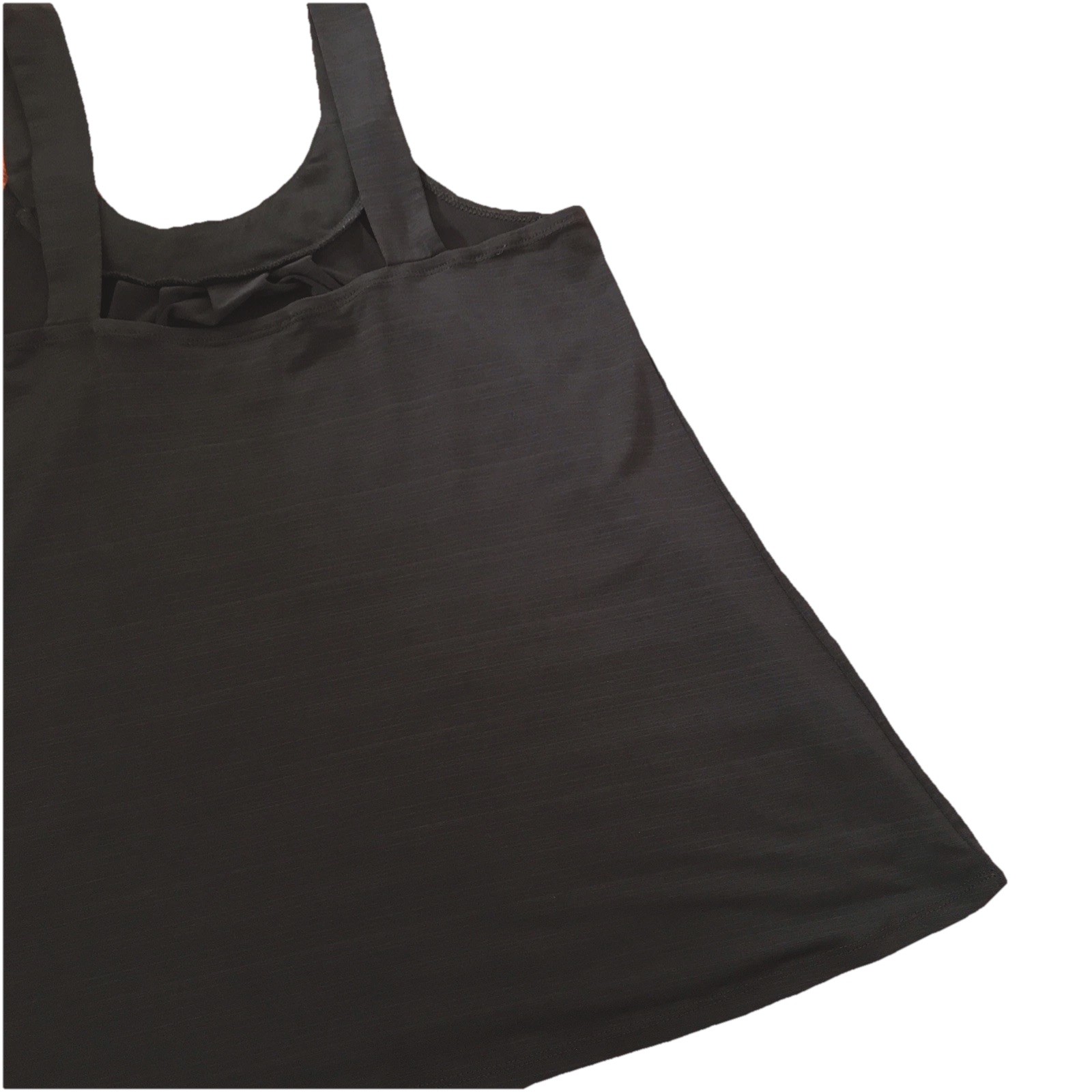 B. Wear Black Pleated Beaded Sleeveless Tank Top Blouse Woman’s Size L