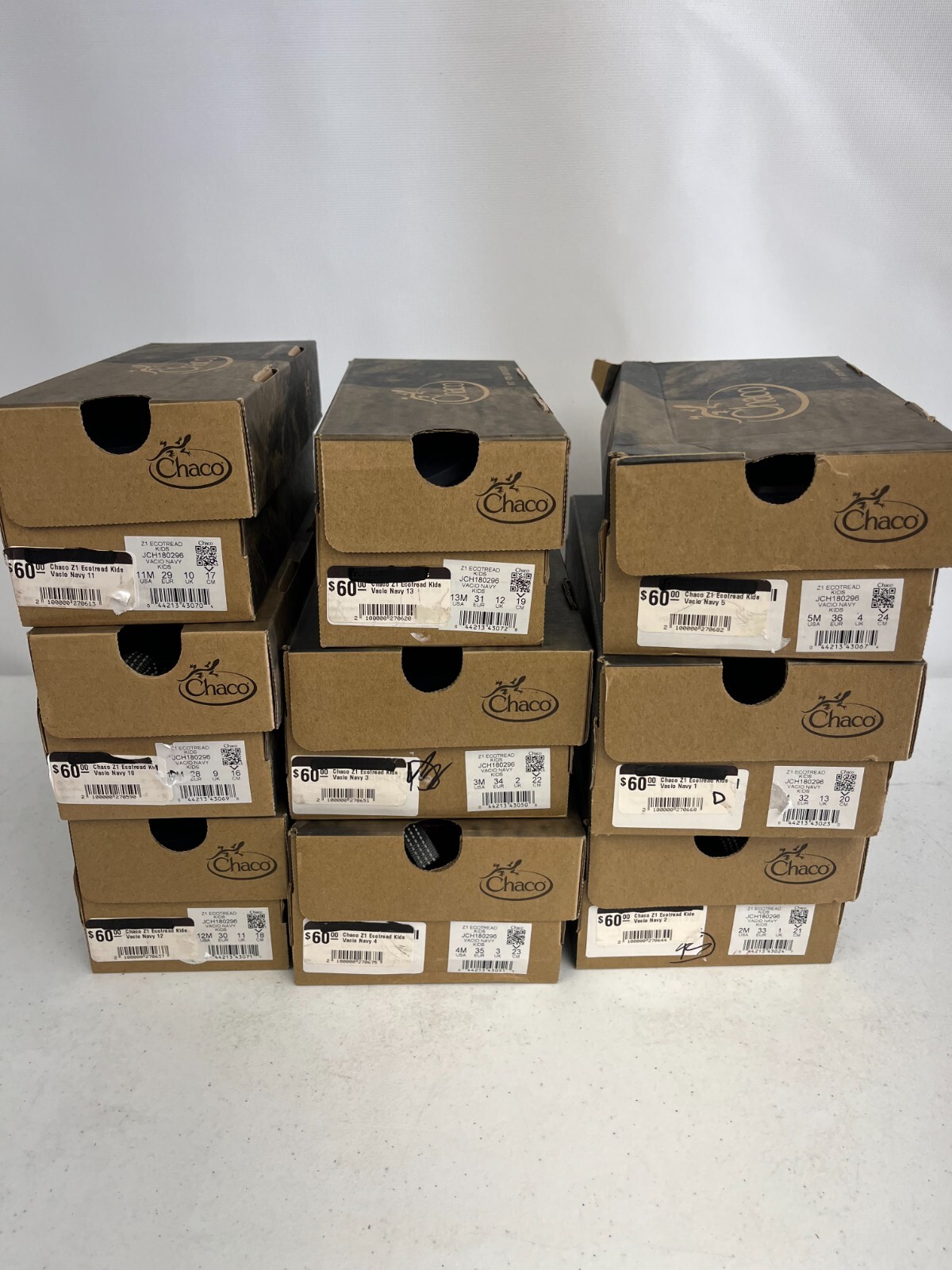 Chaco ZI Ecotread Sandals NIB Sz 1,2,3,4,5,6,10,11,12,13 US Big Kid Color Choice