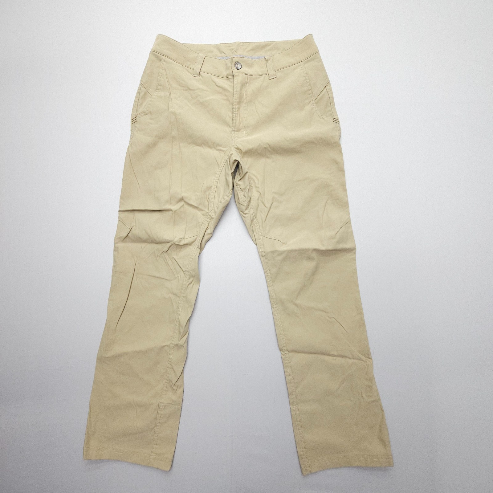 Stio Coburn Pants Mens 32 S Tan Hiking Backpacking Fishing Stretch Travel Tech