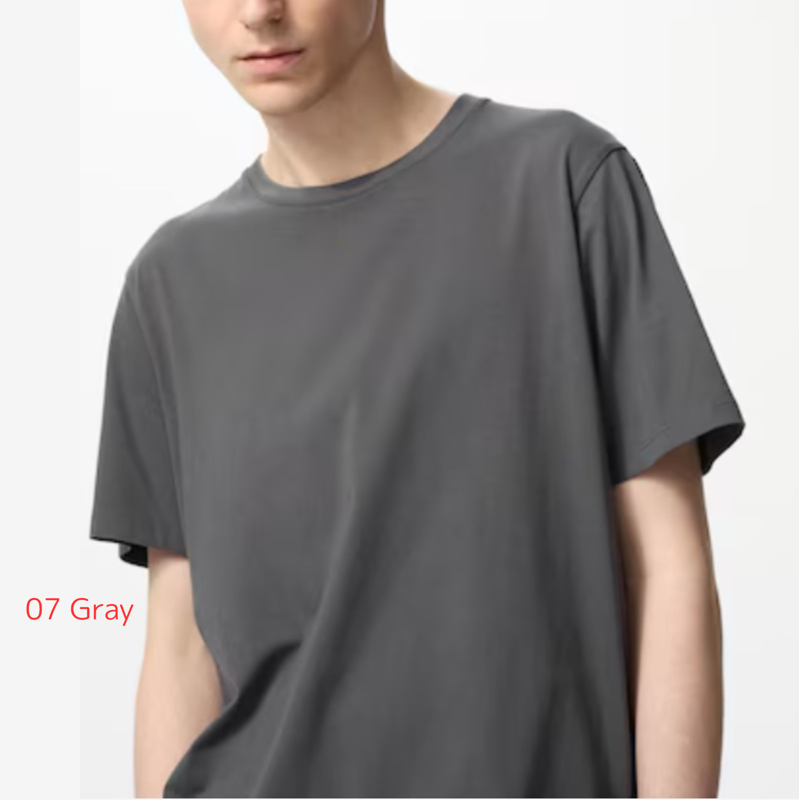 UNIQLO Premium 100% SUPIMA Cotton Crew Neck Short-Sleeve T-Shirt Men XS~4XL New