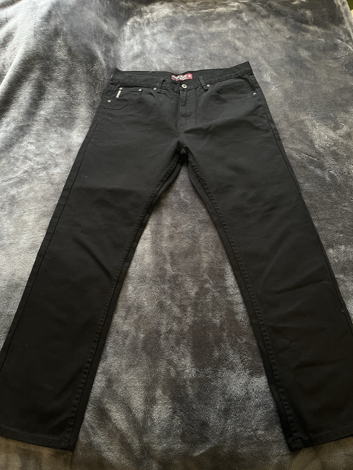 Oscar Jeans Size 34/32 Brand New Black Straight Leg For Boots