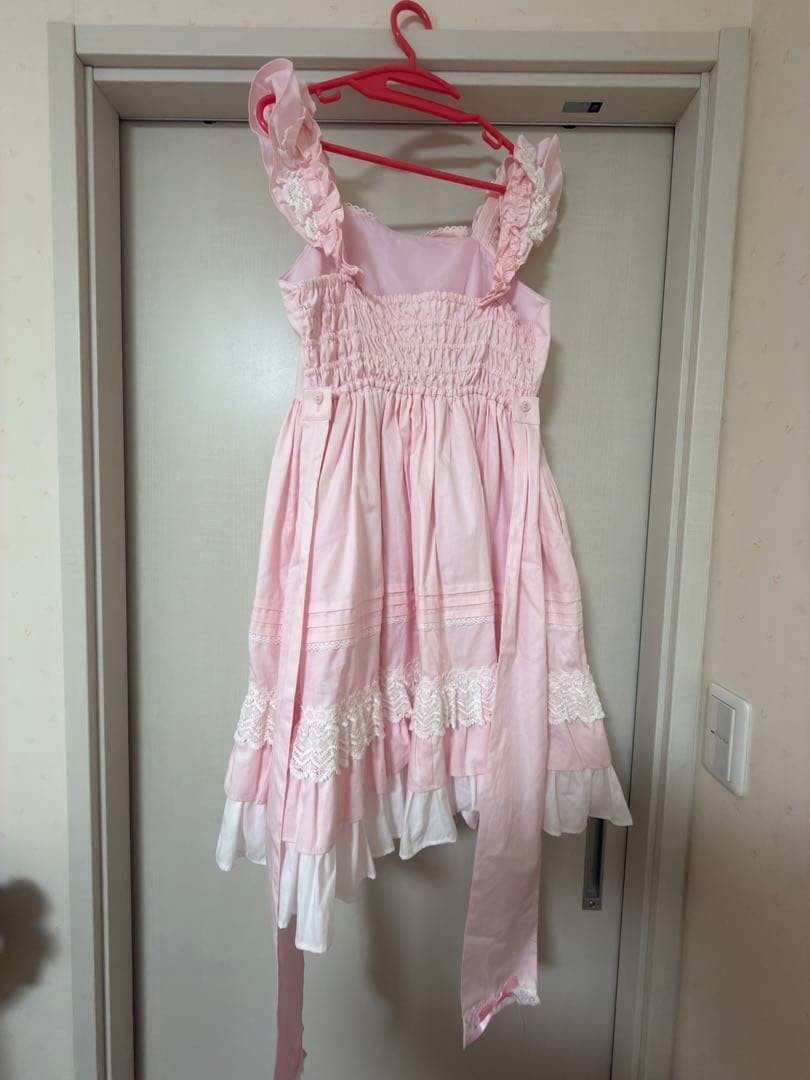 Angelic Pretty Sweet Ruffle Jumper Skirt Pink