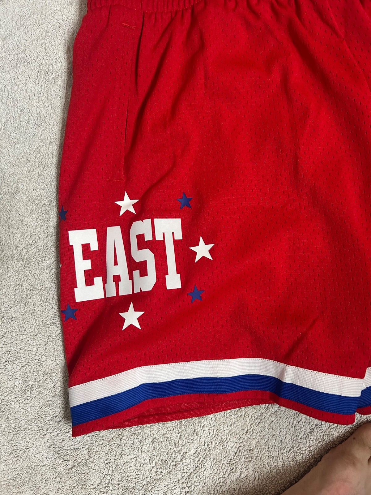 Mitchell & Ness 1983 All Star EASTERN Conference Red Swingman Shorts New Large