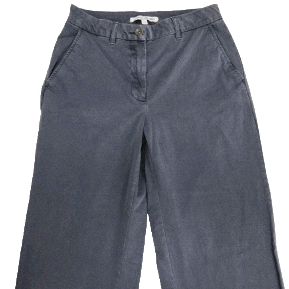 Elizabeth and James Kohls Gray Wide Cropped Leg Pants Women’s 2