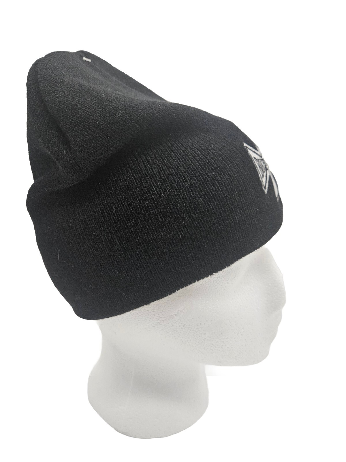 Womens “Biker” Beanie Winter Knit Ski Hat