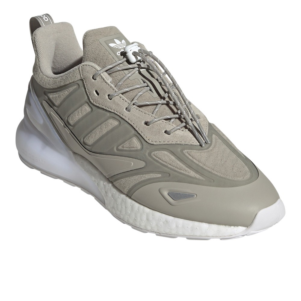 adidas Zx 2K Boost 2.0 Lace Up Mens Beige Sneakers Casual Shoes GW8239