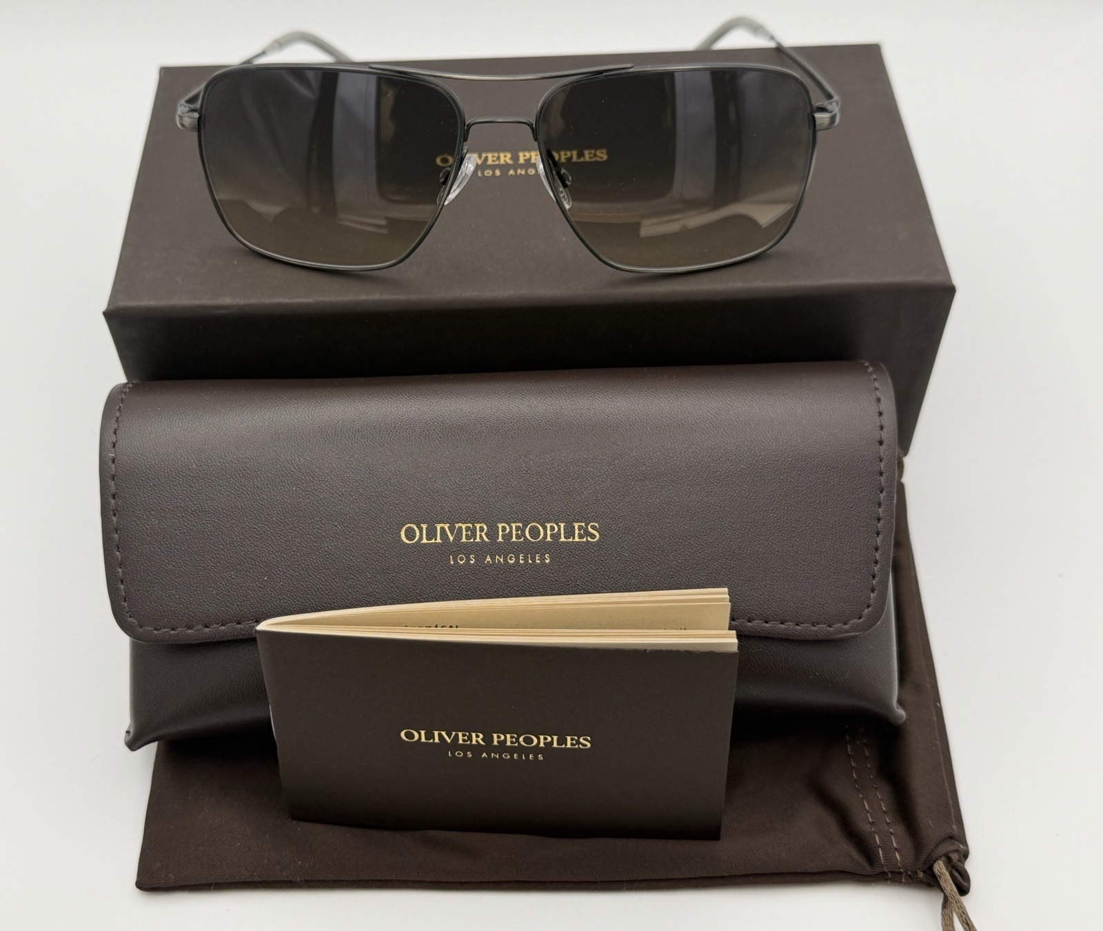 Oliver Peoples CLIFTON OV1150S 528932 – Antique Pewter / Shale Shaded (58mm)