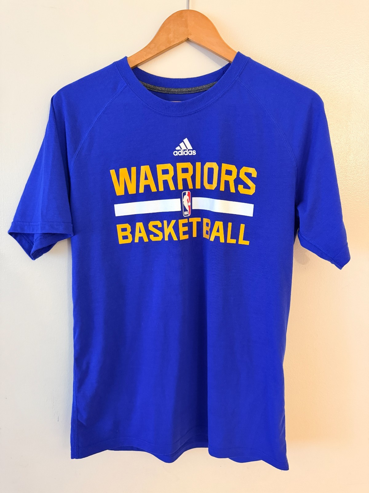 Adidas NBA Golden State Warriors Ultimate Climalite Dri-Fit T-Shirt Men’s Medium