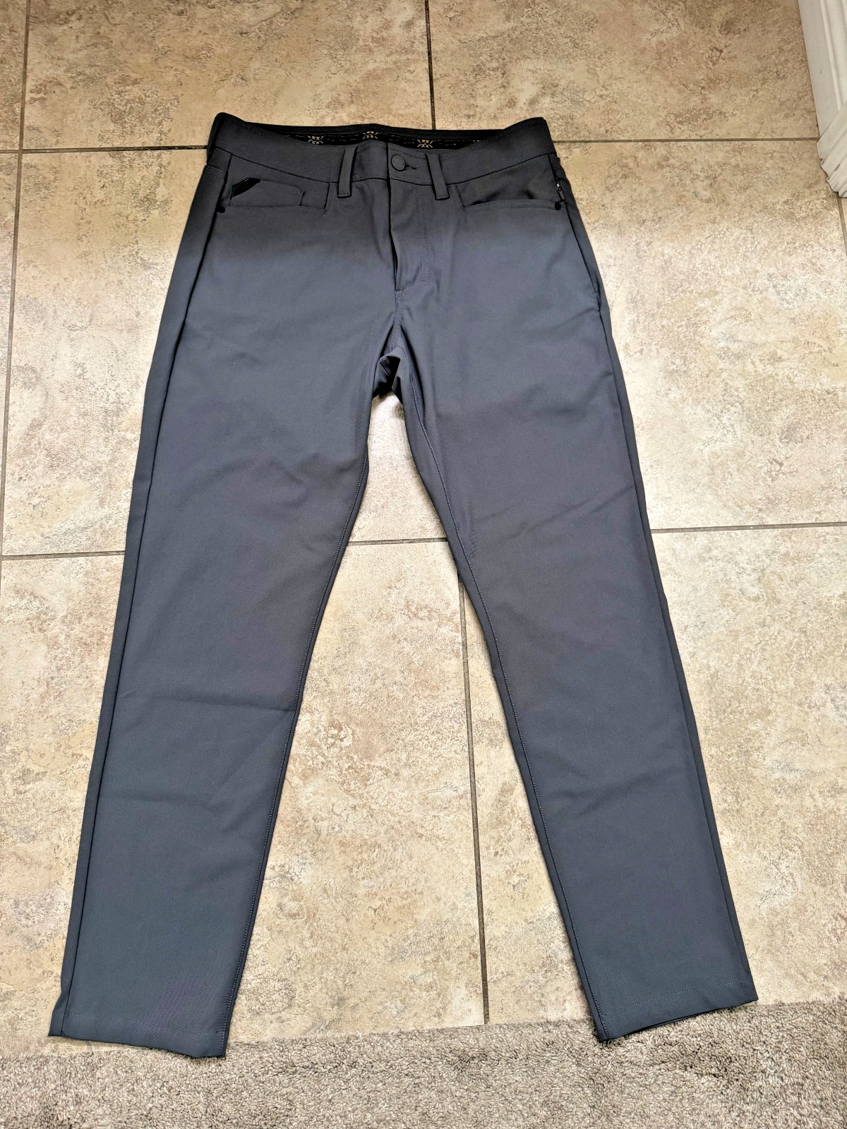 Rhone Men’s Commuter Pro 5-Pocket Pant 32W 31L Dark Gray, Excellent Condition