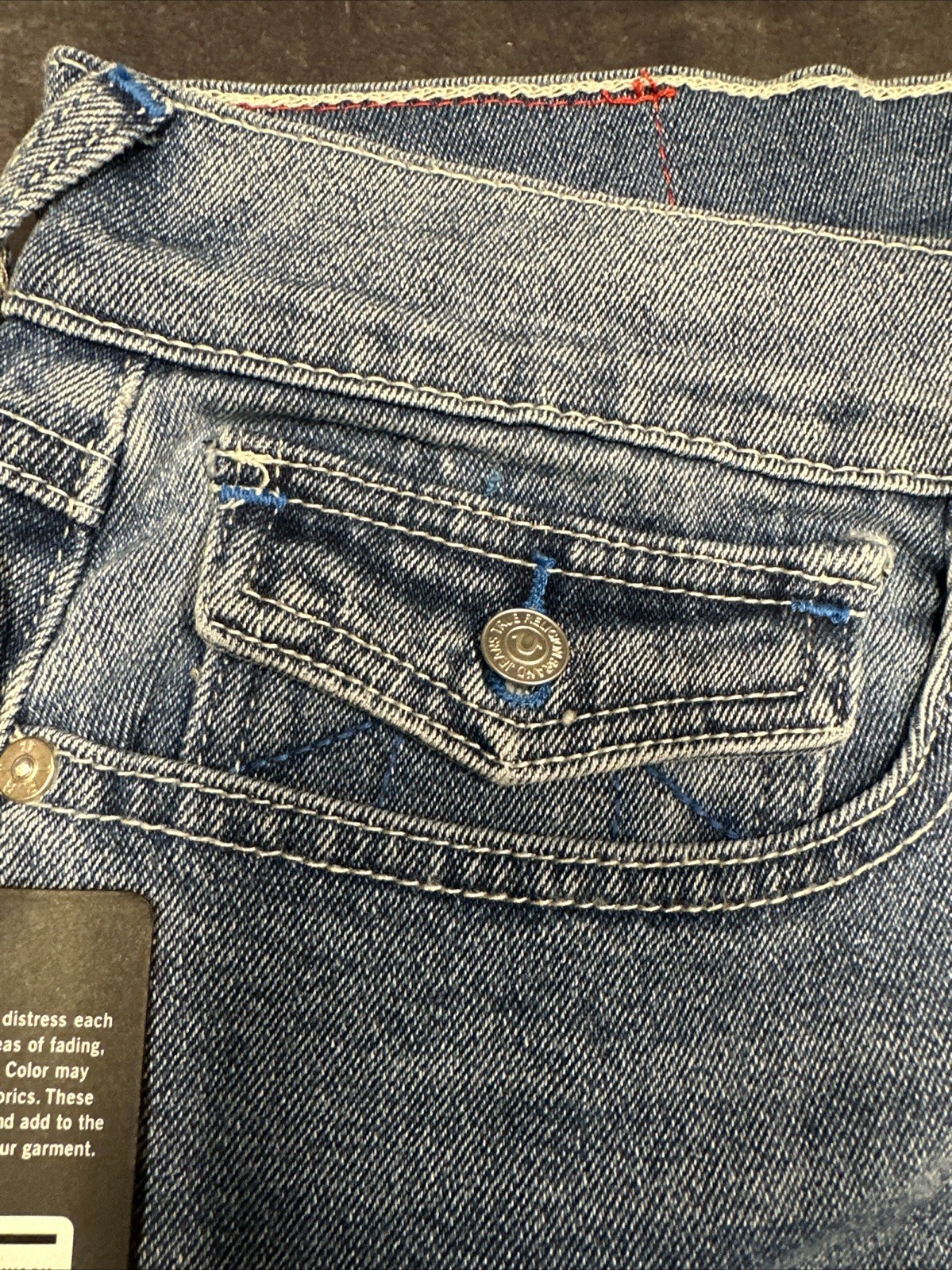 True Religion Geno “Light Pacific Wash” 33×32/Blue Relaxed Slim #700986