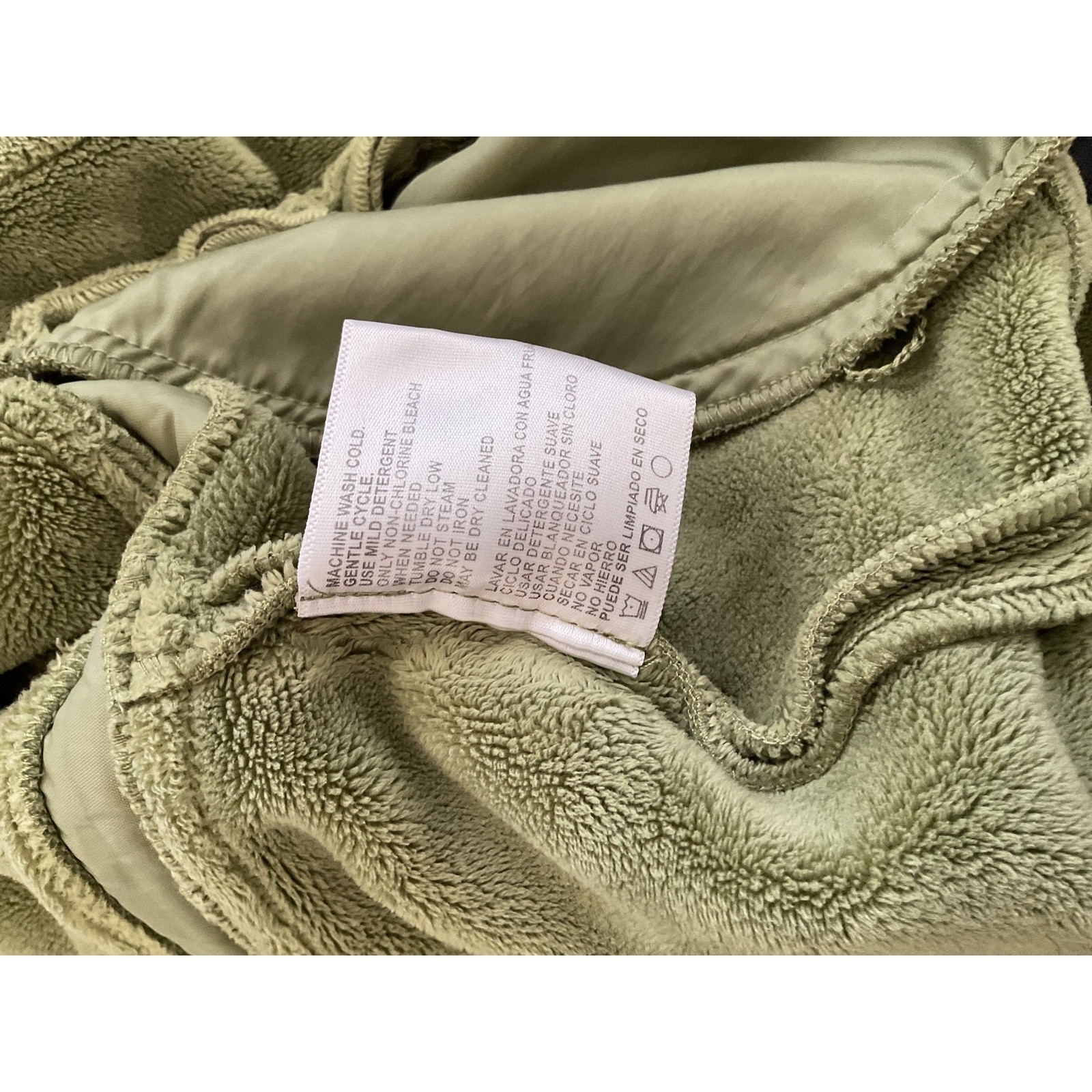 Kristen Blake Jacket Womens XL Sage Green Fleece Full Zip Soft Cozy Pockets Warm