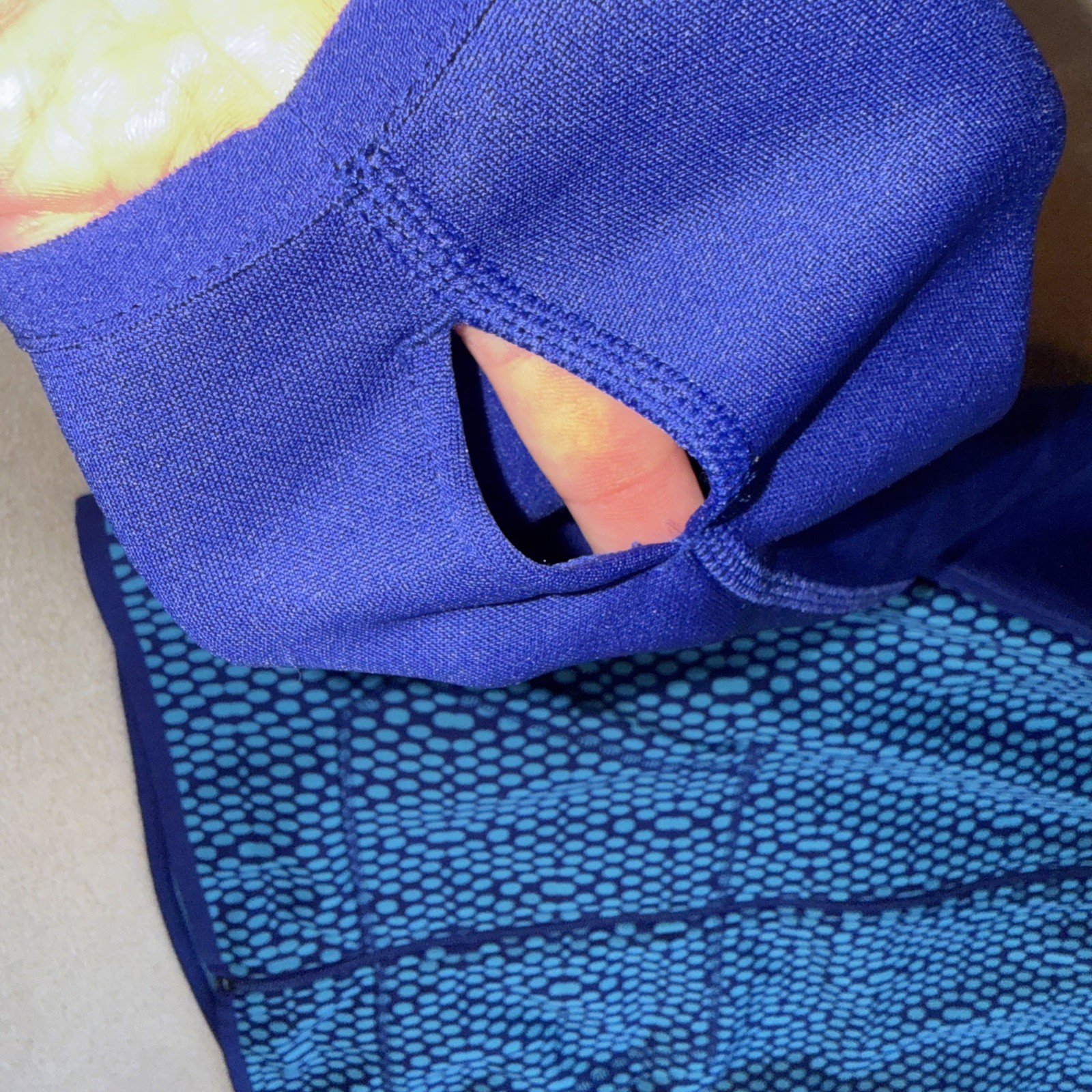 Nike Therma-FIT Women’s Large Full Zip Hooded Jacket NWT Blue Thumbholes