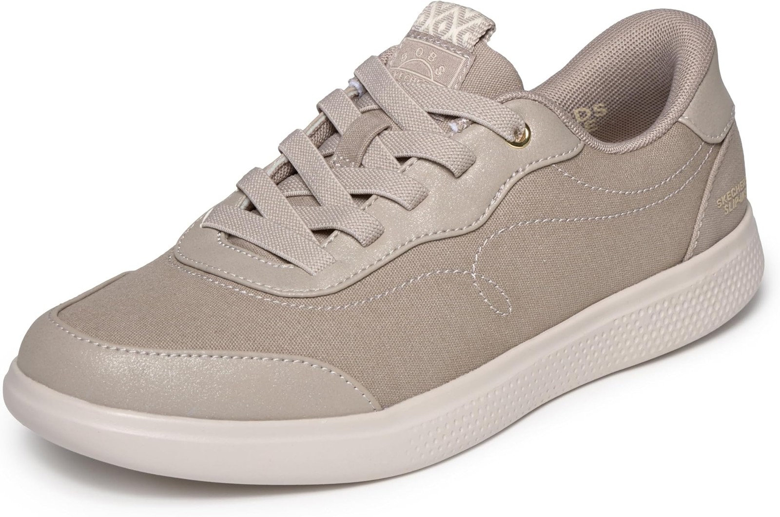 Skechers Women’s Bobs Skip Cute – City Stride – Taupe – 11 B – Medium