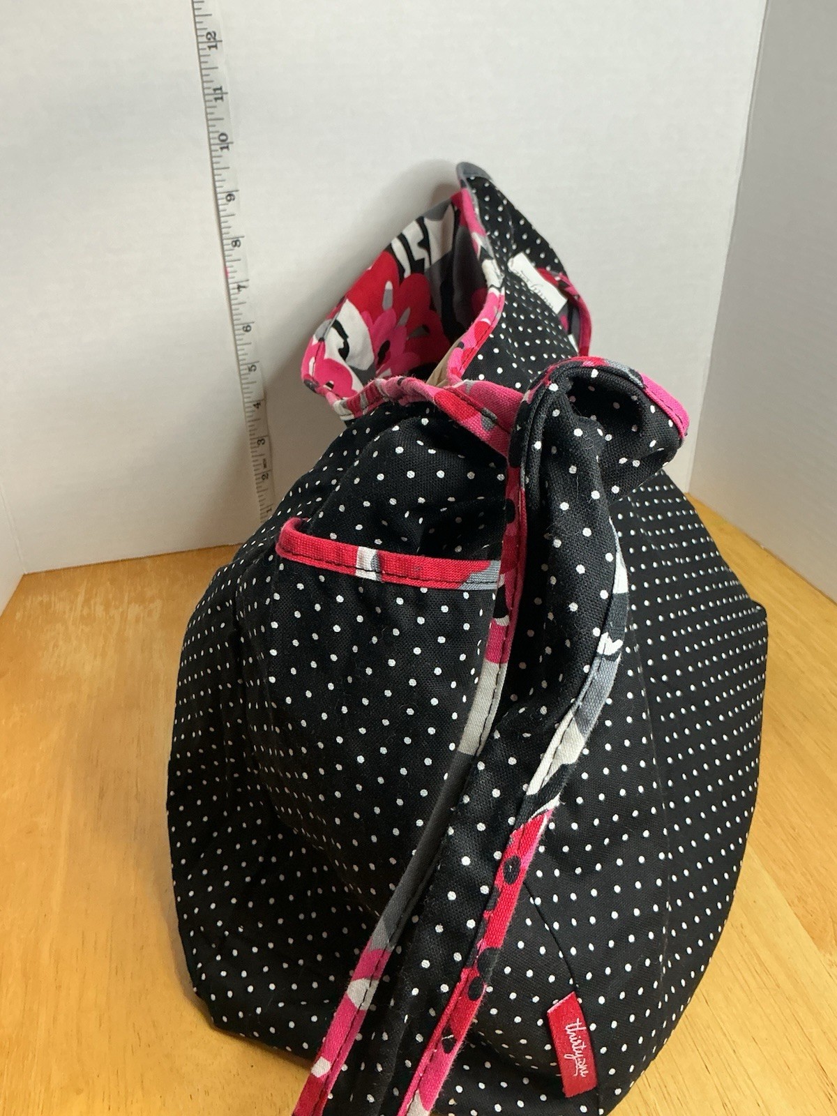 Thirty-One Reversible Bold Bloom Floral Shoulder crossbody HOBO bag