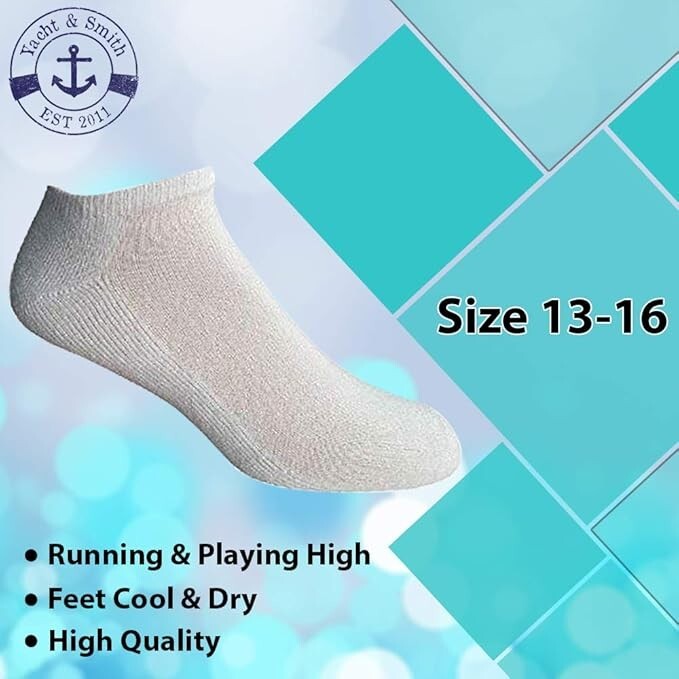 Mens Wholesale Bulk No Show Ankle Socks, Big And Tall Cotton Sport Athletic Sock