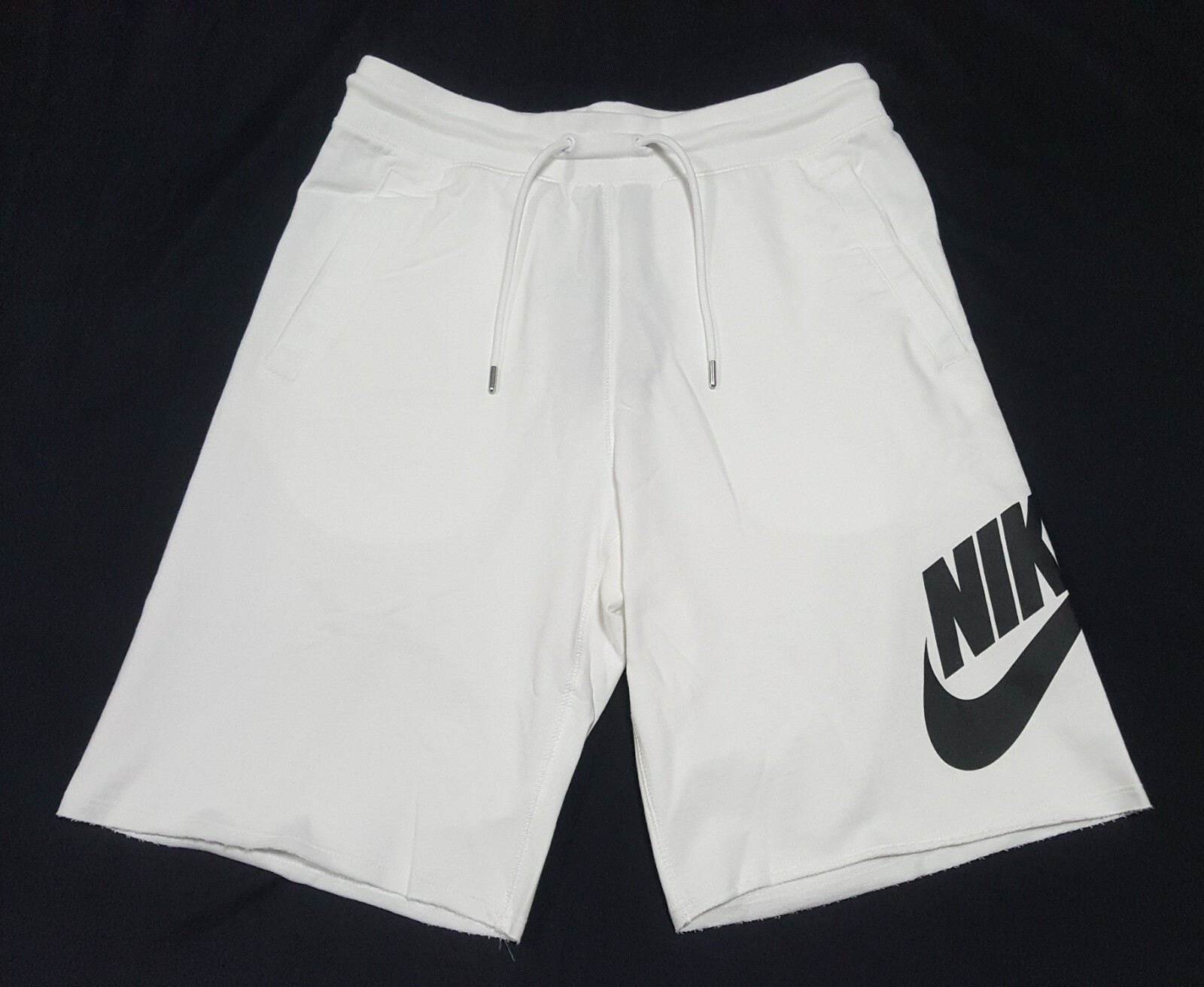 Nike Sportswear French Terry Shorts Men’s White Black – Black AT5267 100 –