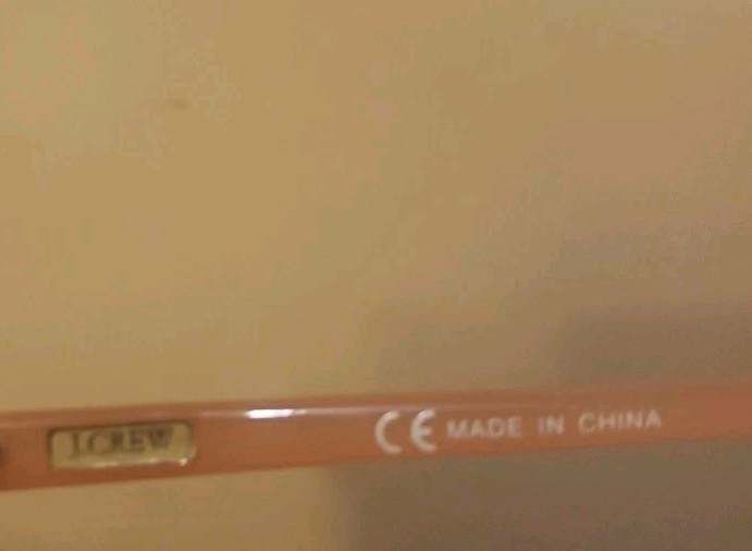 J.CREW Factory Women’s Rounded-Frame Sunglasses Milky Brown or Pinkish Brown