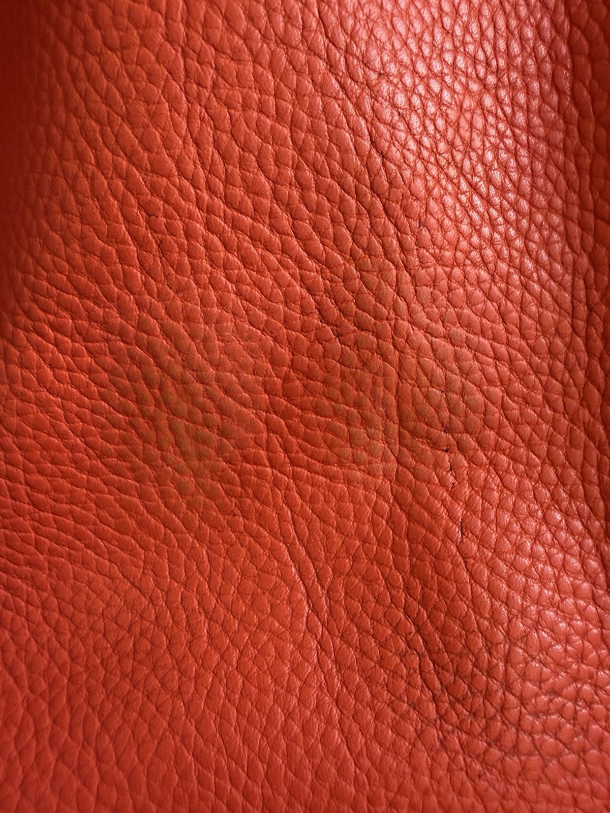 Celine Drummond Calfskin Nano Bag Orange Vermillion