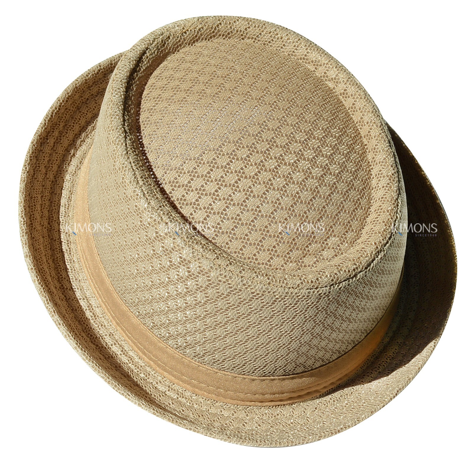 Porkpie Light Weight Mesh Fedora hat Summer Classic Trilby Cuban Beach Sun Cap