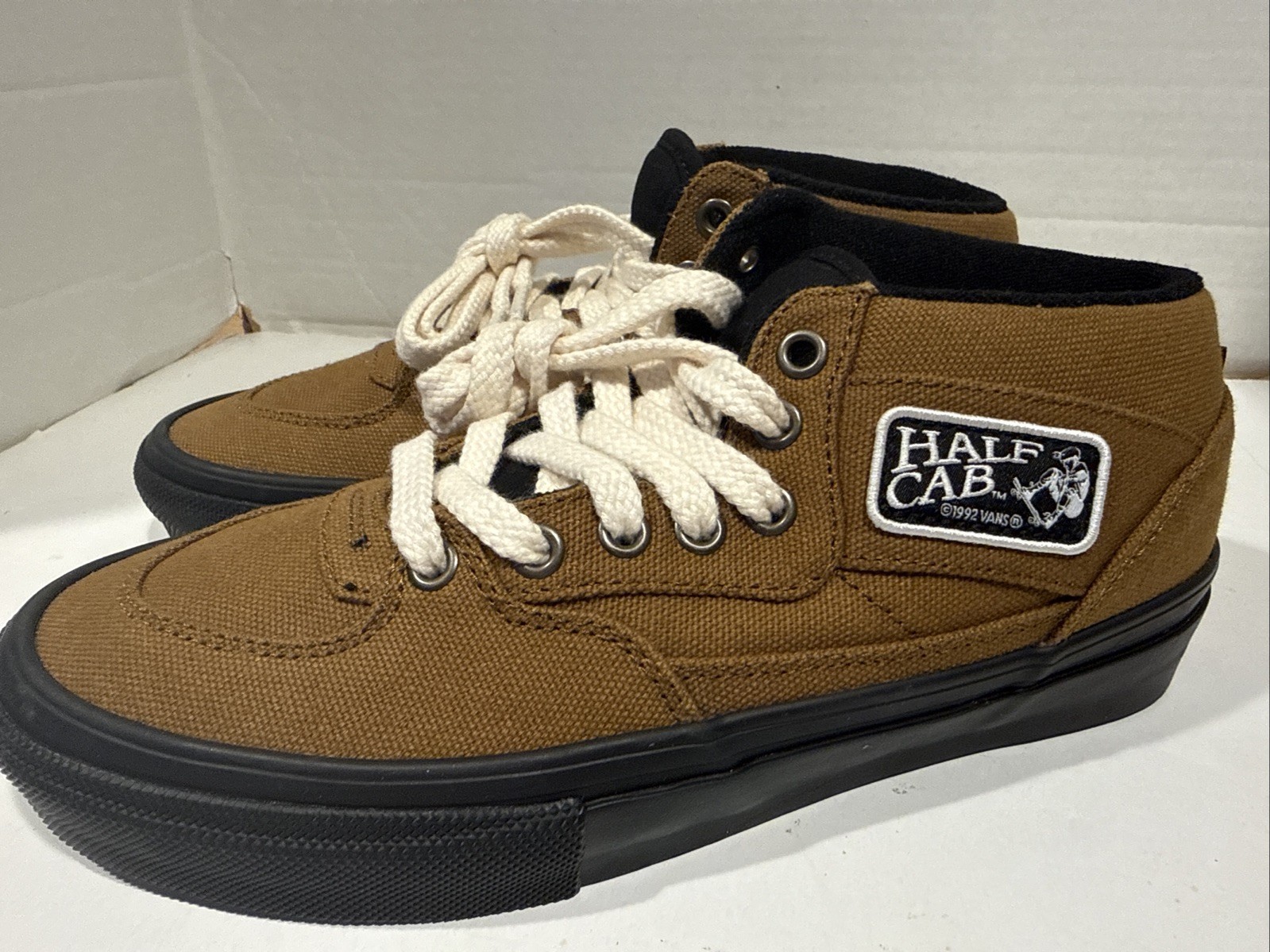VANS SKATE HALF CAB SKATEBOARD SHOE GOLDEN BROWN [VN0007PG11D1] MENS SIZE 6.5