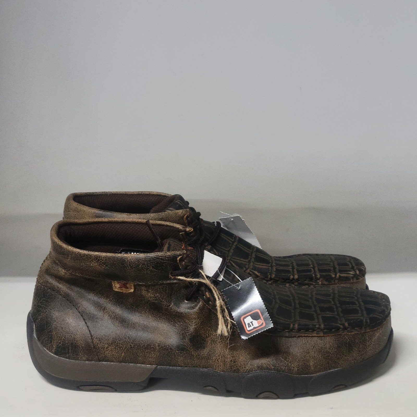 Twisted X Mens Caiman Print Alloy Toe Boot (LEFT 9M / RIGHT 9W)