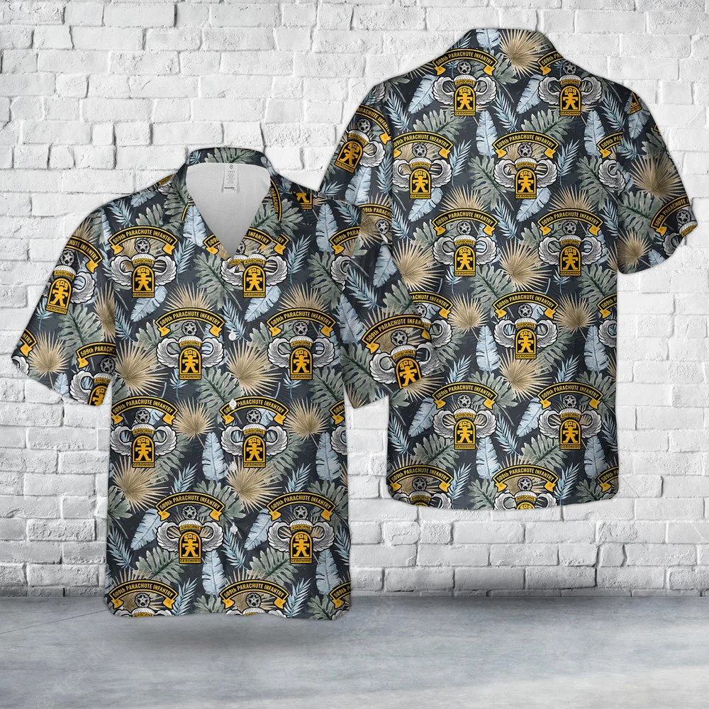 Army Hawaiian Shirt, Us Army 509Th Parachute Infantry Regiment Airborne