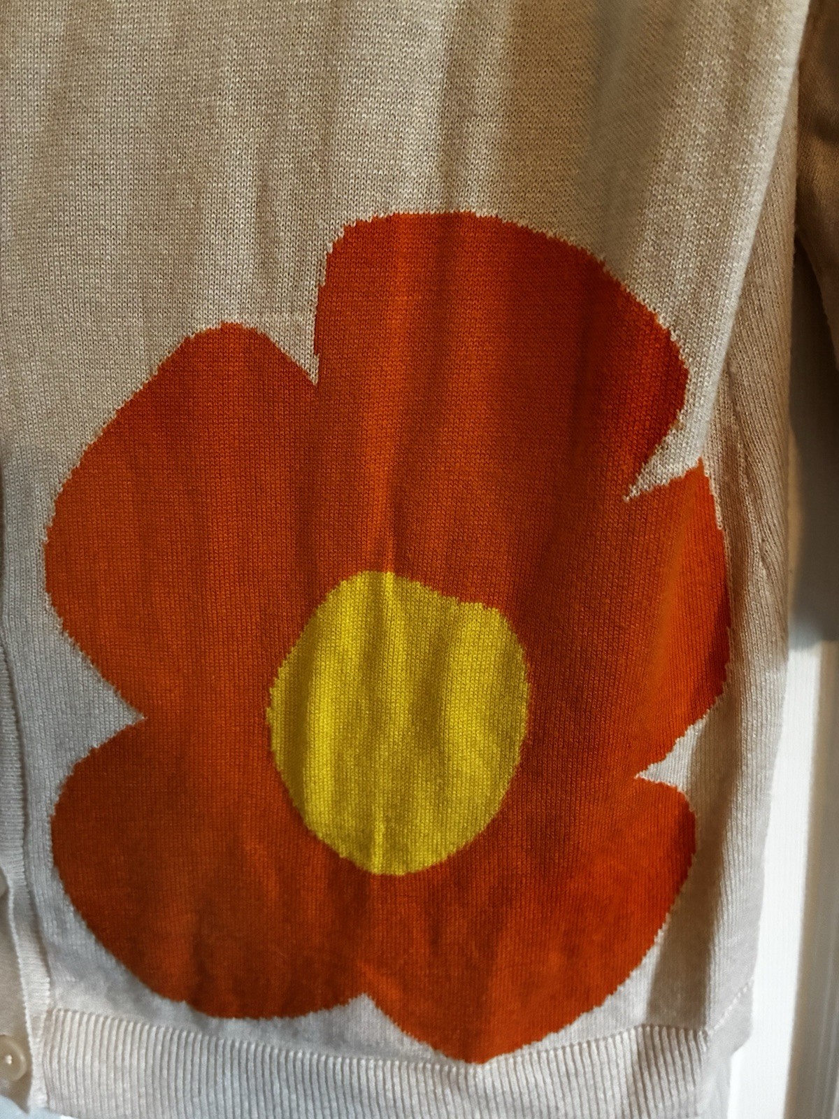Laurie Felt Cashmere Blend Daisy Sweater 1X