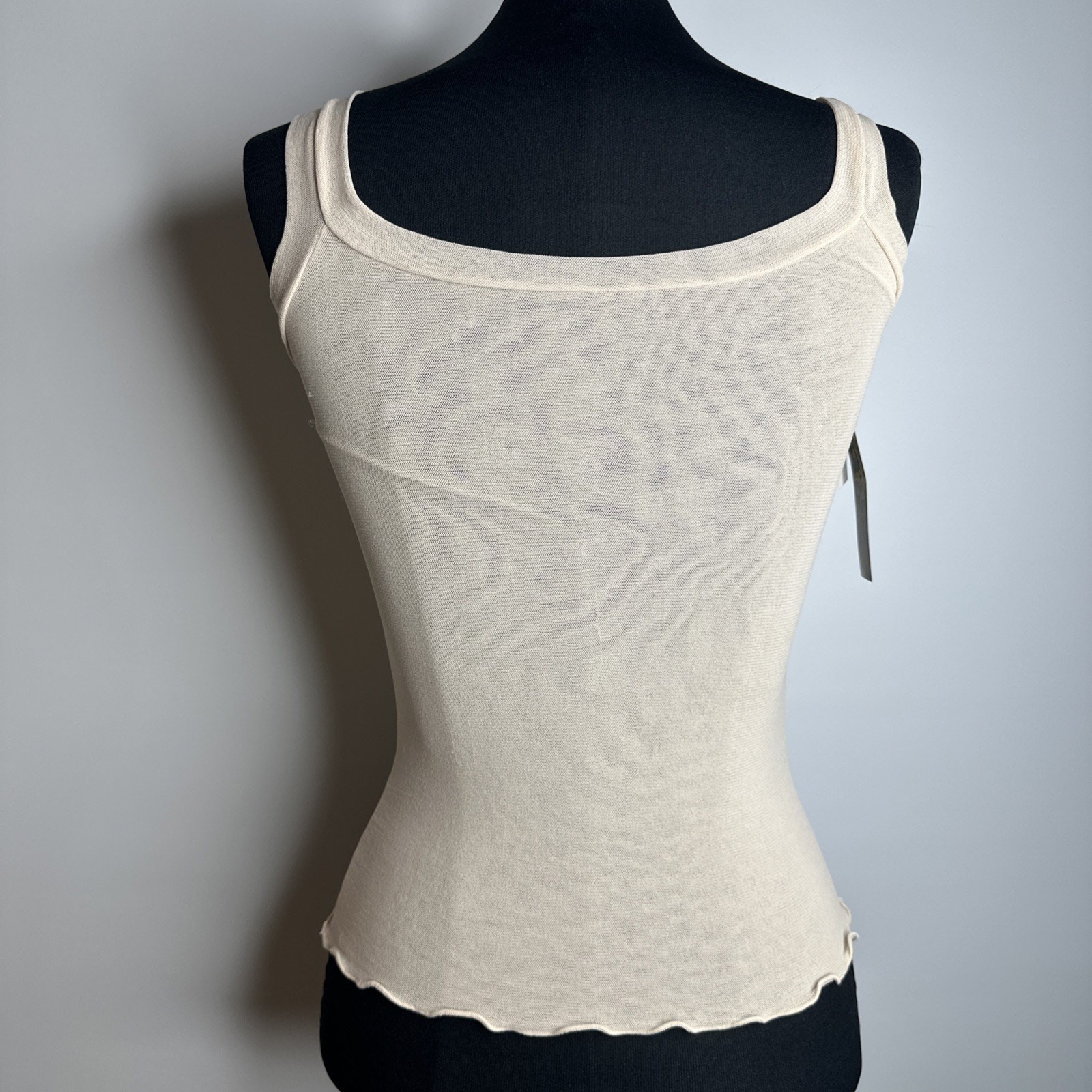 NWT OnGossamer Womens One Size Fits All Sheer Champagne Heavenly Stretch Tank