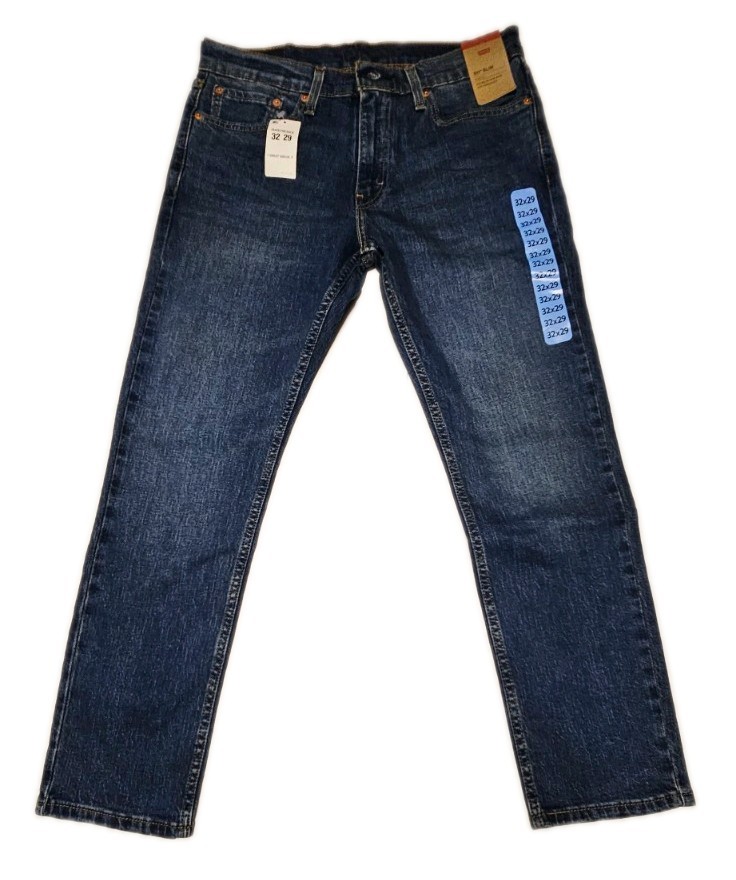 Levi’s 511 Slim Fit Men’s Jeans W32 L29 Medium Dark Wash Blue Stretch Denim, New
