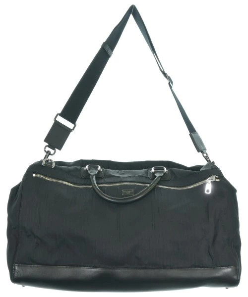 Dolce & Gabbana Duffle Bag Black Herringbone with Dust Bag