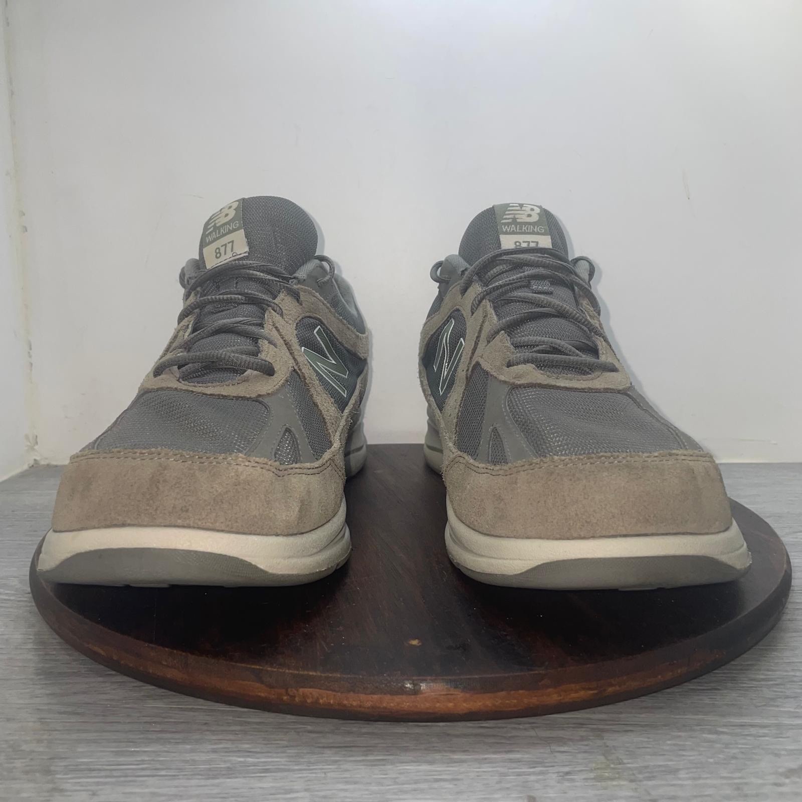 New Balance 877 Walking Shoes Men’s 12 4E Extra Wide Grey Silver MW877GT Sneaker