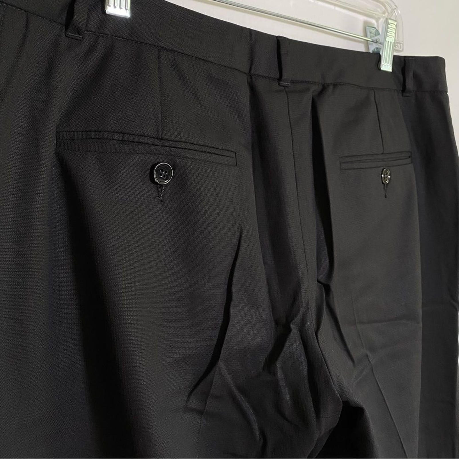 Dolce & Gabbana | Black Wool Dress Pants w Pockets Size 48 Italy/ 38 US Men