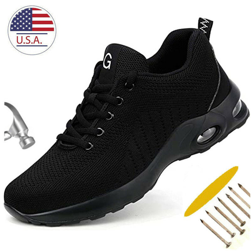 Mens Work Sneaker Walking Indestructible Steel Toe Safety Shoes Hiking summer US