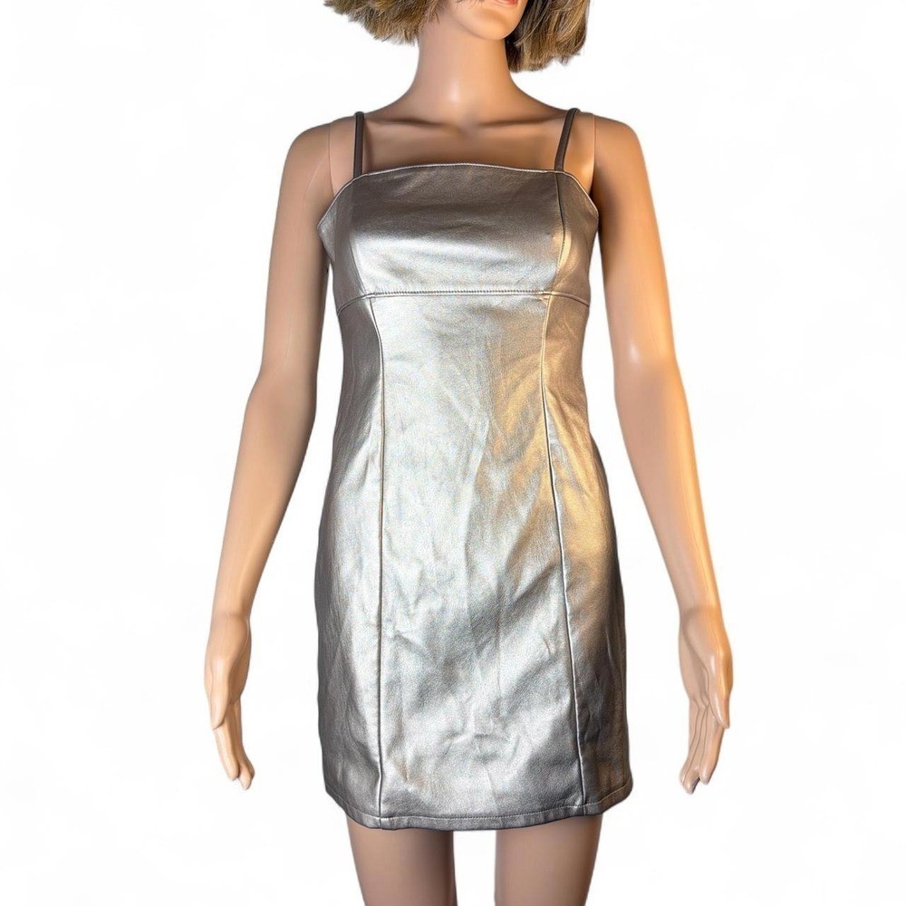 Kirious Los Angeles metallic mini dress size Small