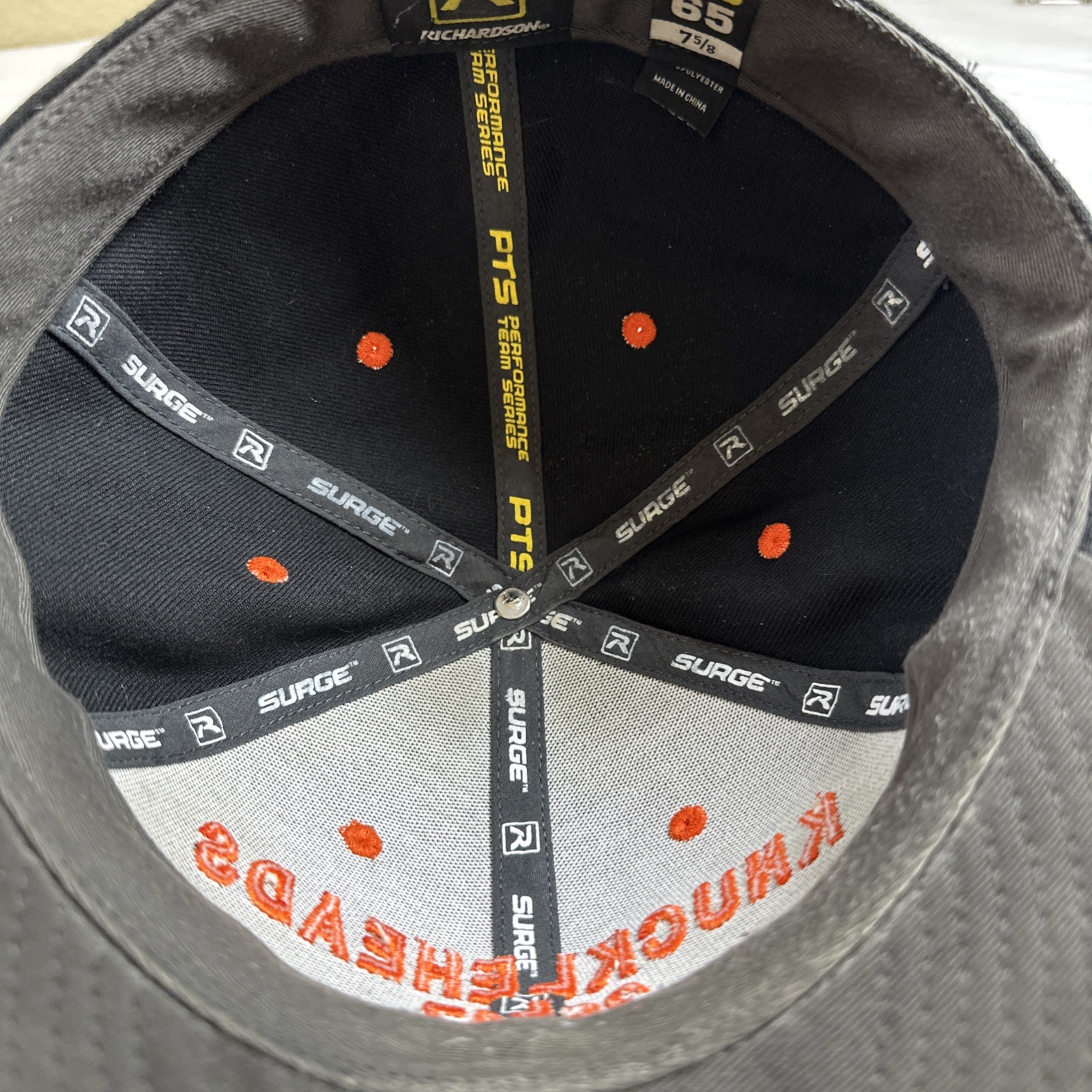KNUCKLEHEADS 36/47 FOREVER Embroidered PTS 65 Baseball Cap Black 7 5/8