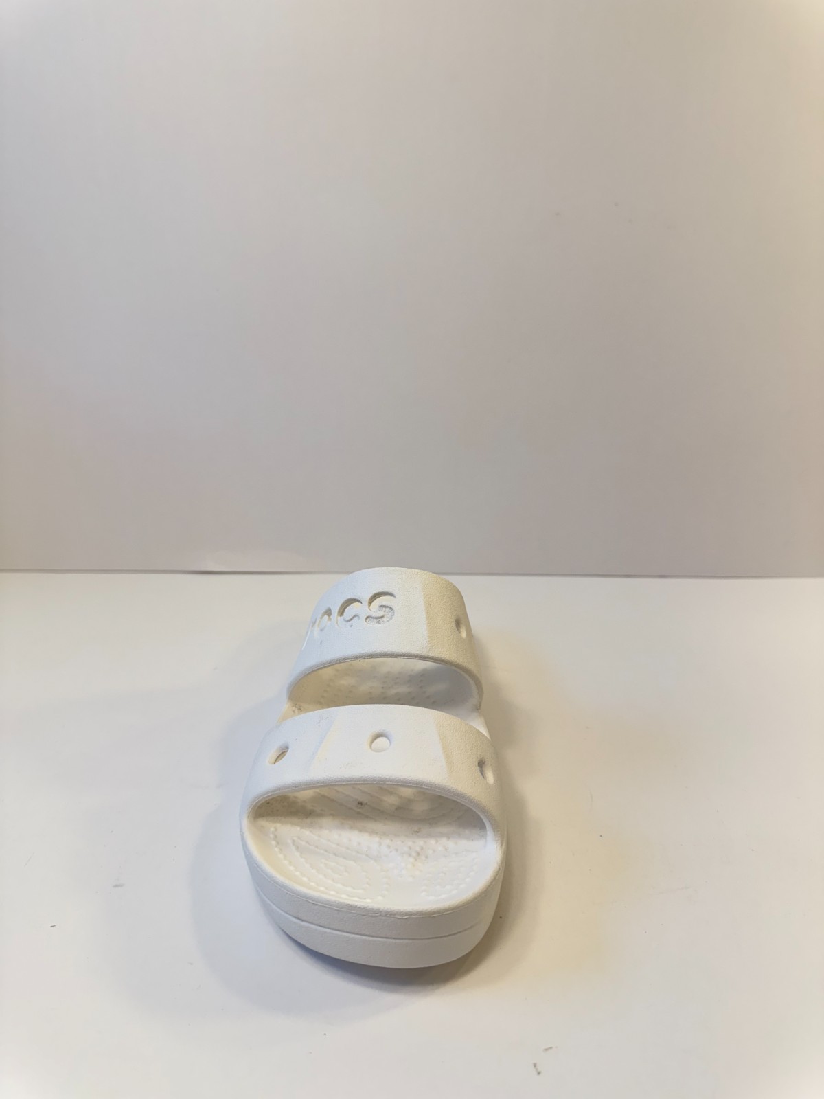 9.1 Crocs Womens Baya Platform Sandals White-US 4 Womens