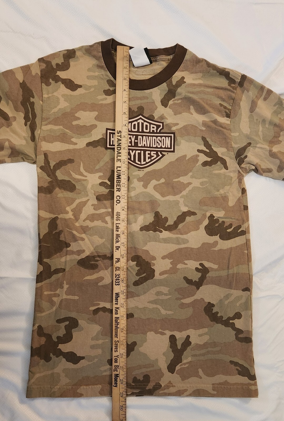 Harley Davidson Camouflage Short Sleeve T-shirt Dubai United Arab Emirates – M