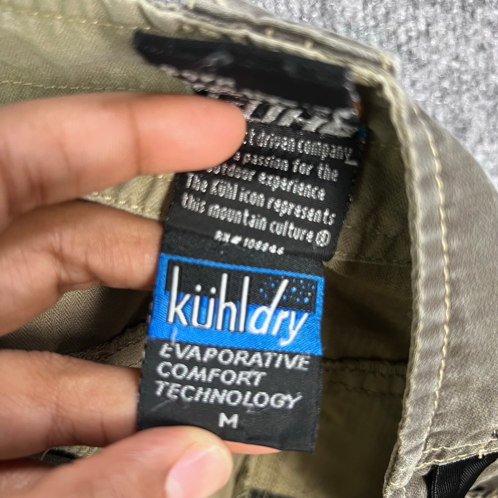 Kuhl Cargo Shorts Size M Kuhldry Evaporative Comfort Technology