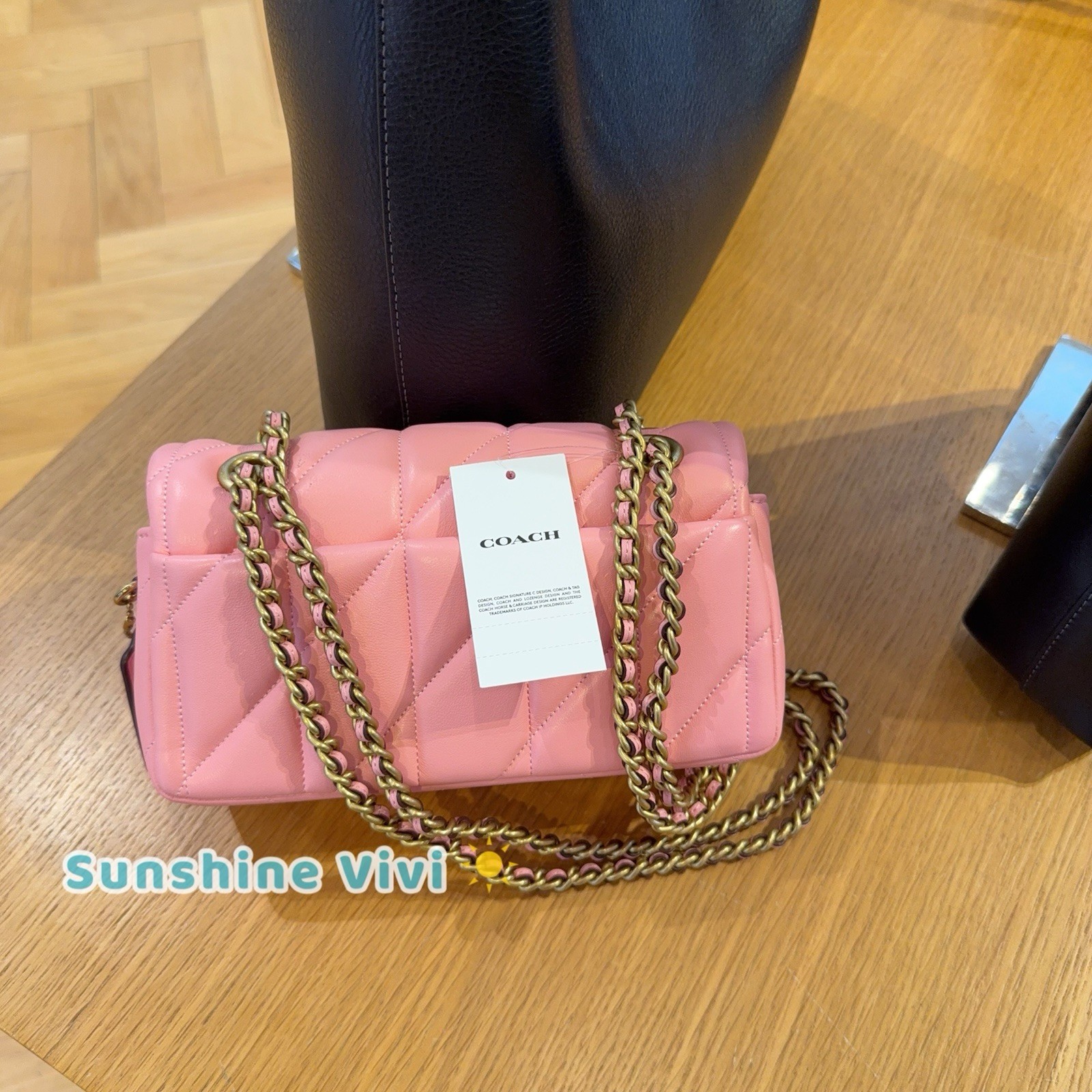 NWT COACH CP149 Tabby Shoulder Bag 20 Quilting nappa Leather FLOWER PINK